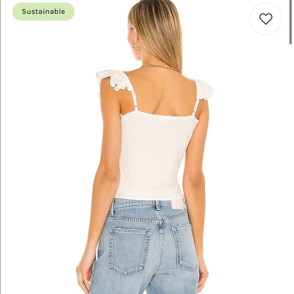 NWT $59 BB Dakota Sweetest Thing Top in Ivory Small Revolve Shopbop - Picture 4 of 15